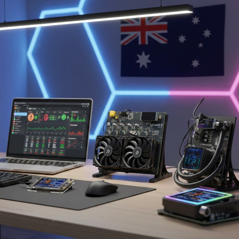 Set up a Solo Bitcoin miner at home in Australia with a low-power ASIC device