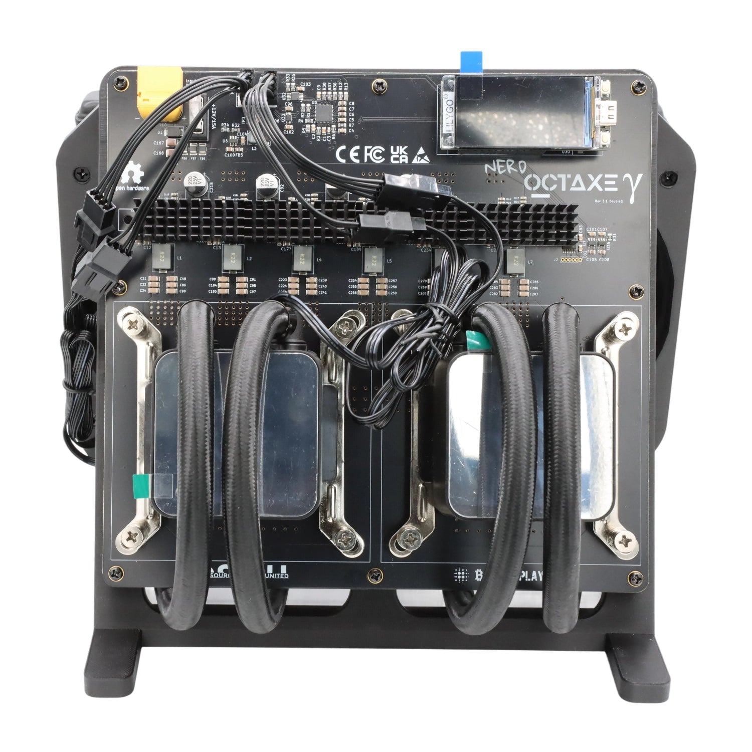 NerdOCTaxe Titan Rev 3.1 LED Hydro Solo Bitcoin Miner