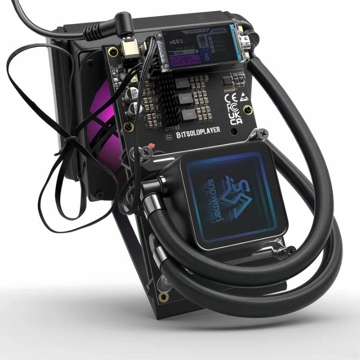 NerdQaxe++ Hydro Solo Bitcoin Miner