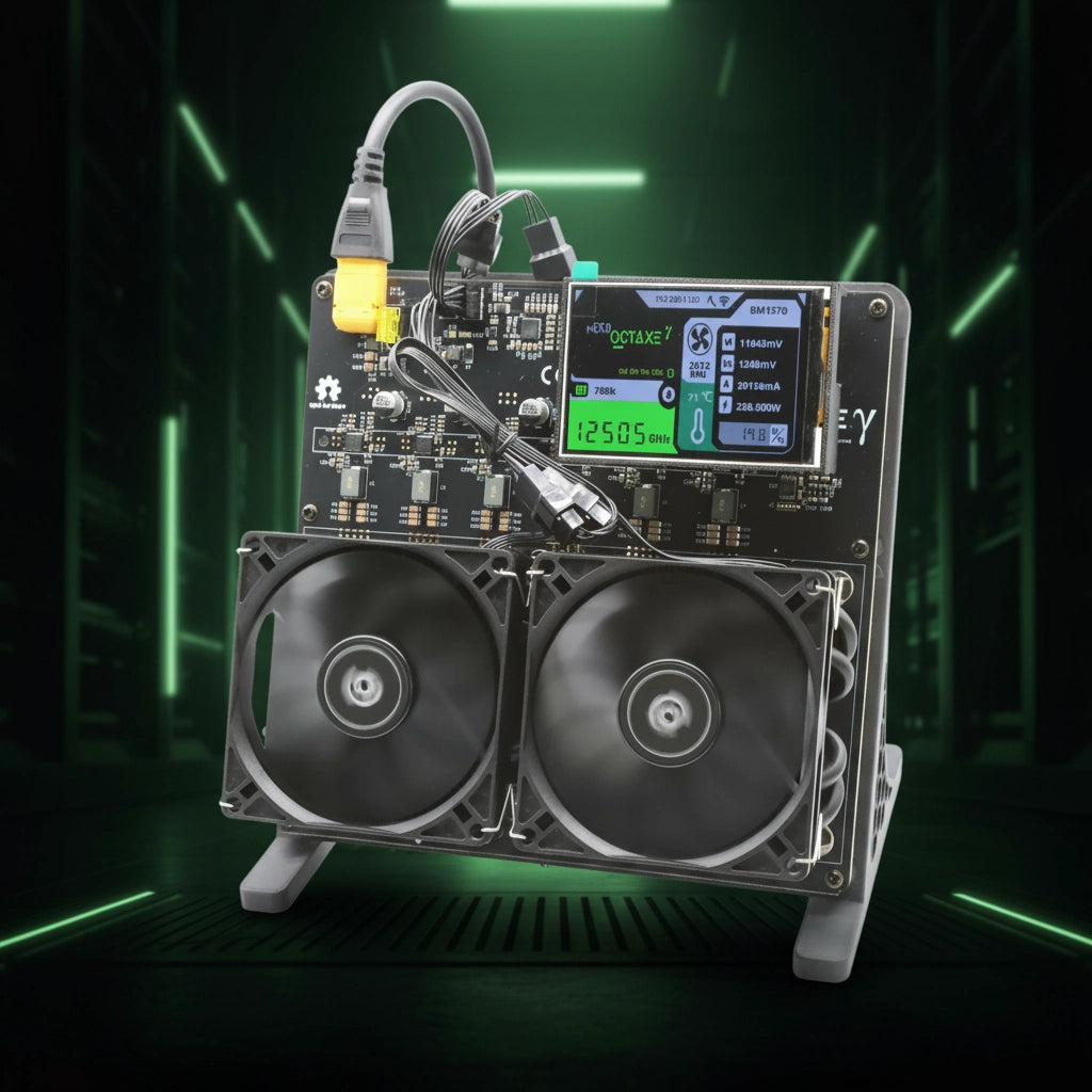 NerdOCTaxe Rev 3.1 Solo Bitcoin Miner