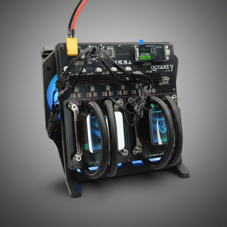 NerdOCTaxe Titan Rev 3.1 LED Hydro Solo Bitcoin Miner